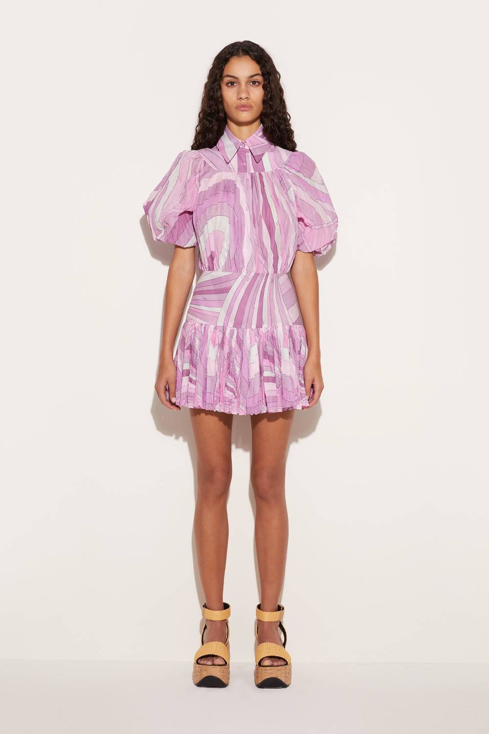 Pucci Mini abito con stampa Iride In Linea