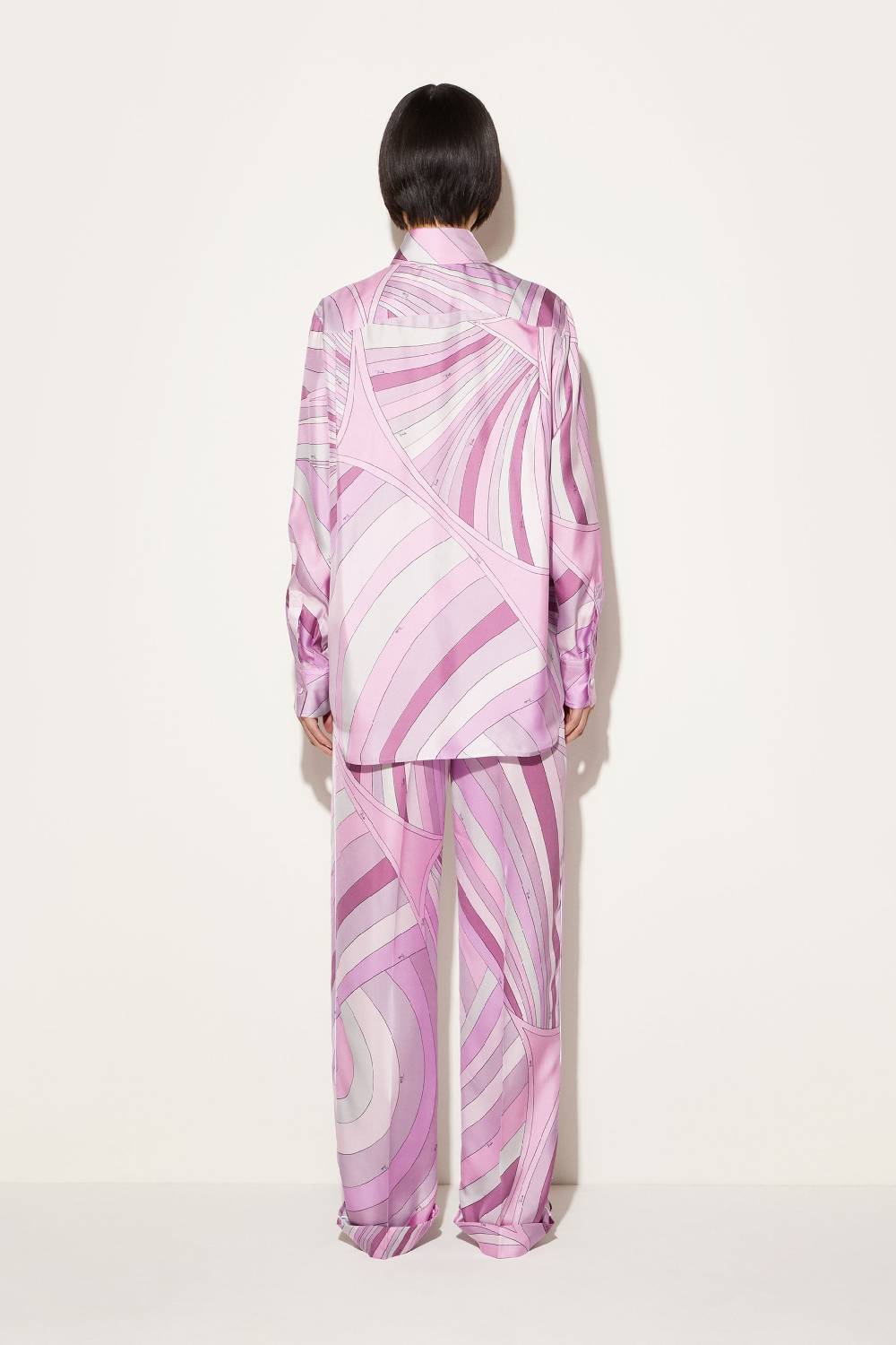 Pucci Camicia in seta con stampa Iride Spedizione Gratuita