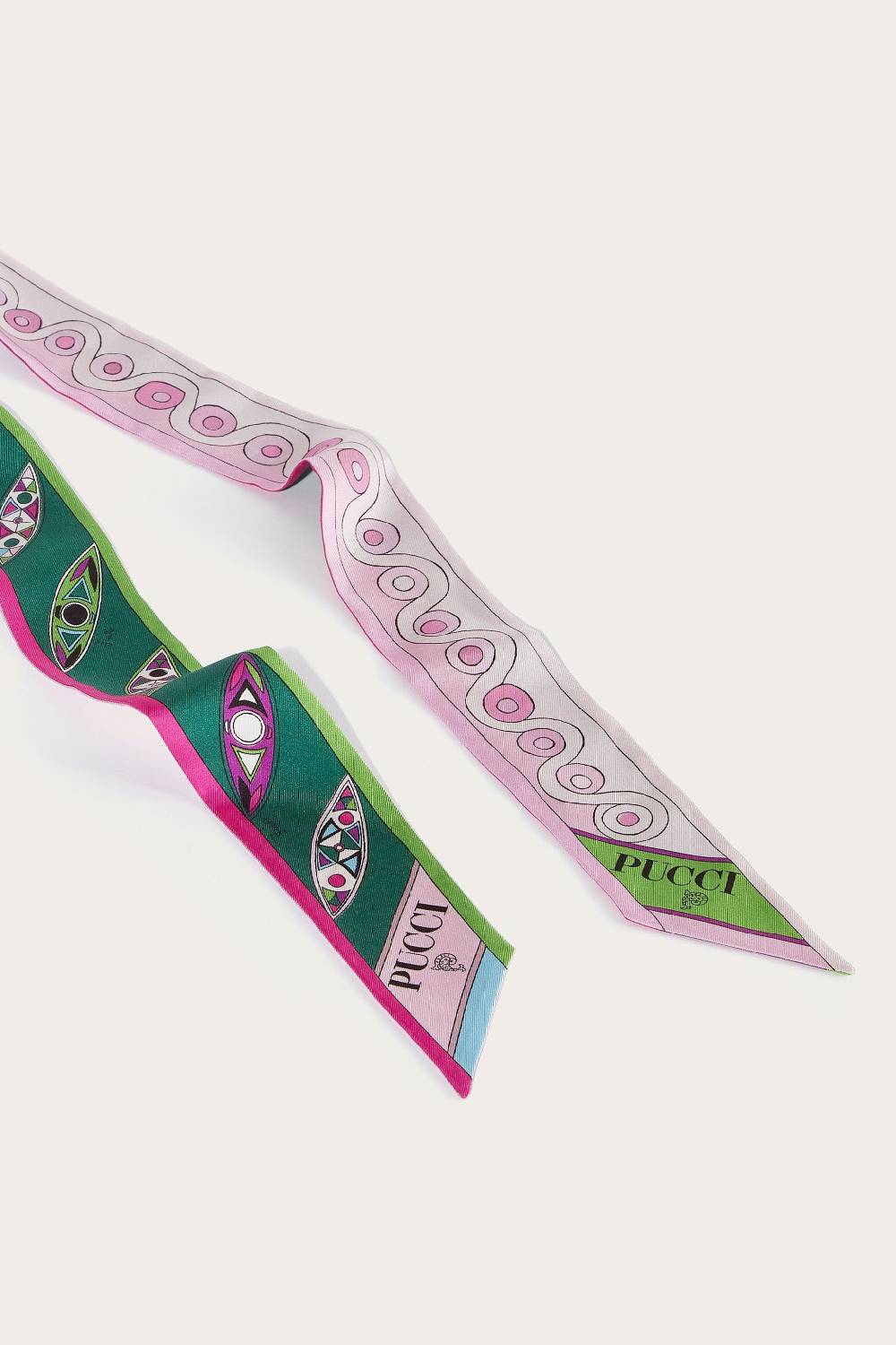 Pucci Visiera in seta con stampe Marmo e Onde Soddisfazione Garantita