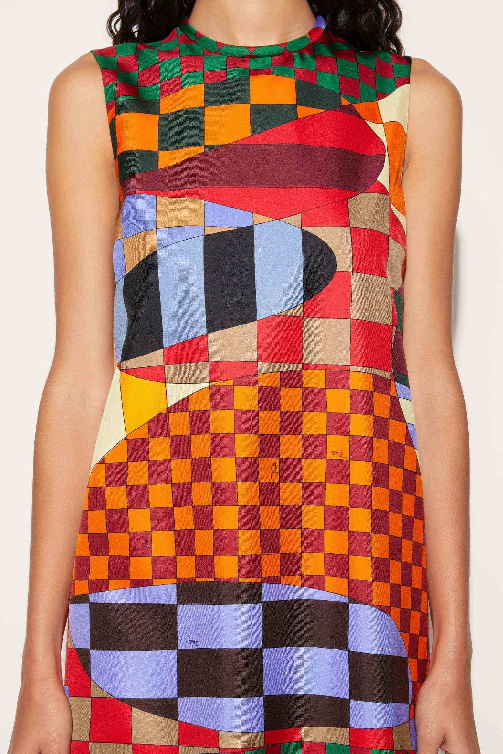 Pucci Mini abito in seta con stampa Giardino Affare Del Giorno