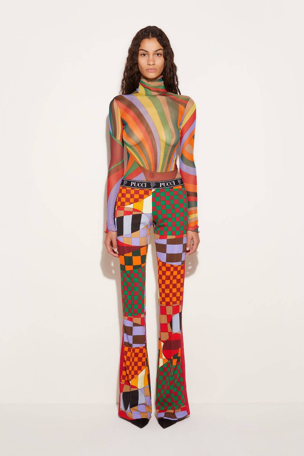 Pucci Top con stampa Iride Sconto