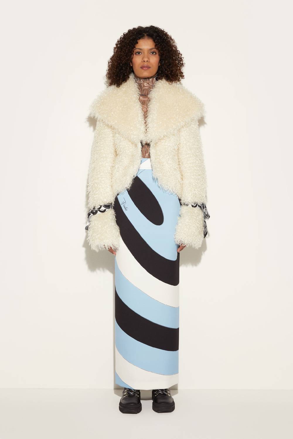 Pucci Cappotto in shearling sintetico Online