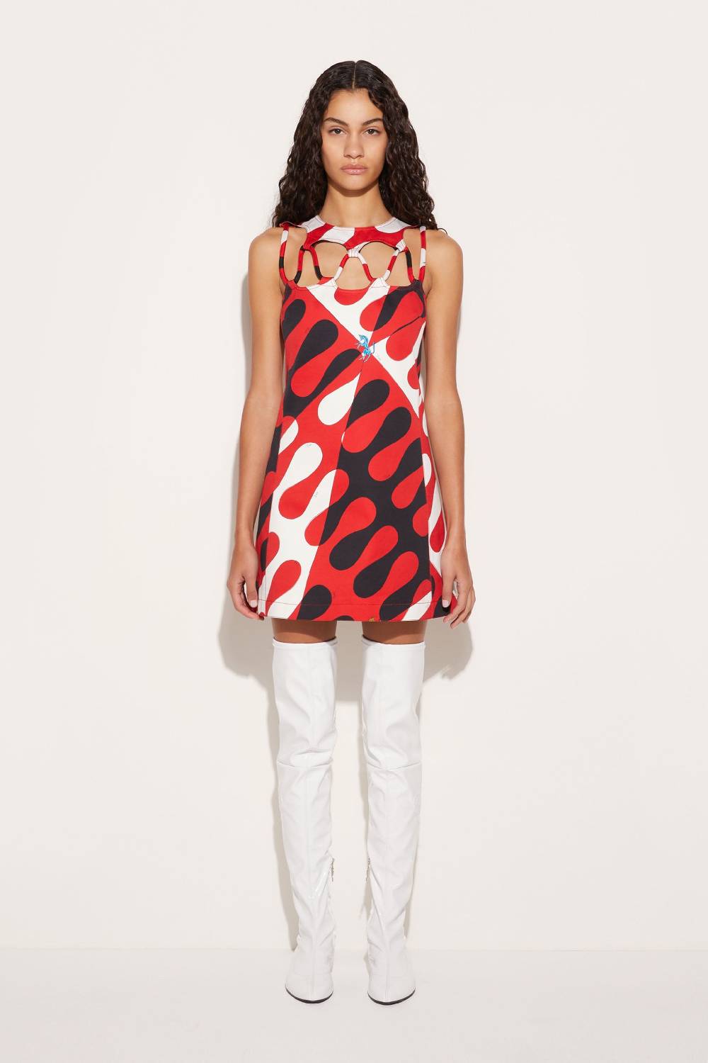 Pucci Mini abito con cut-out e stampa Leocorno I Più Venduti