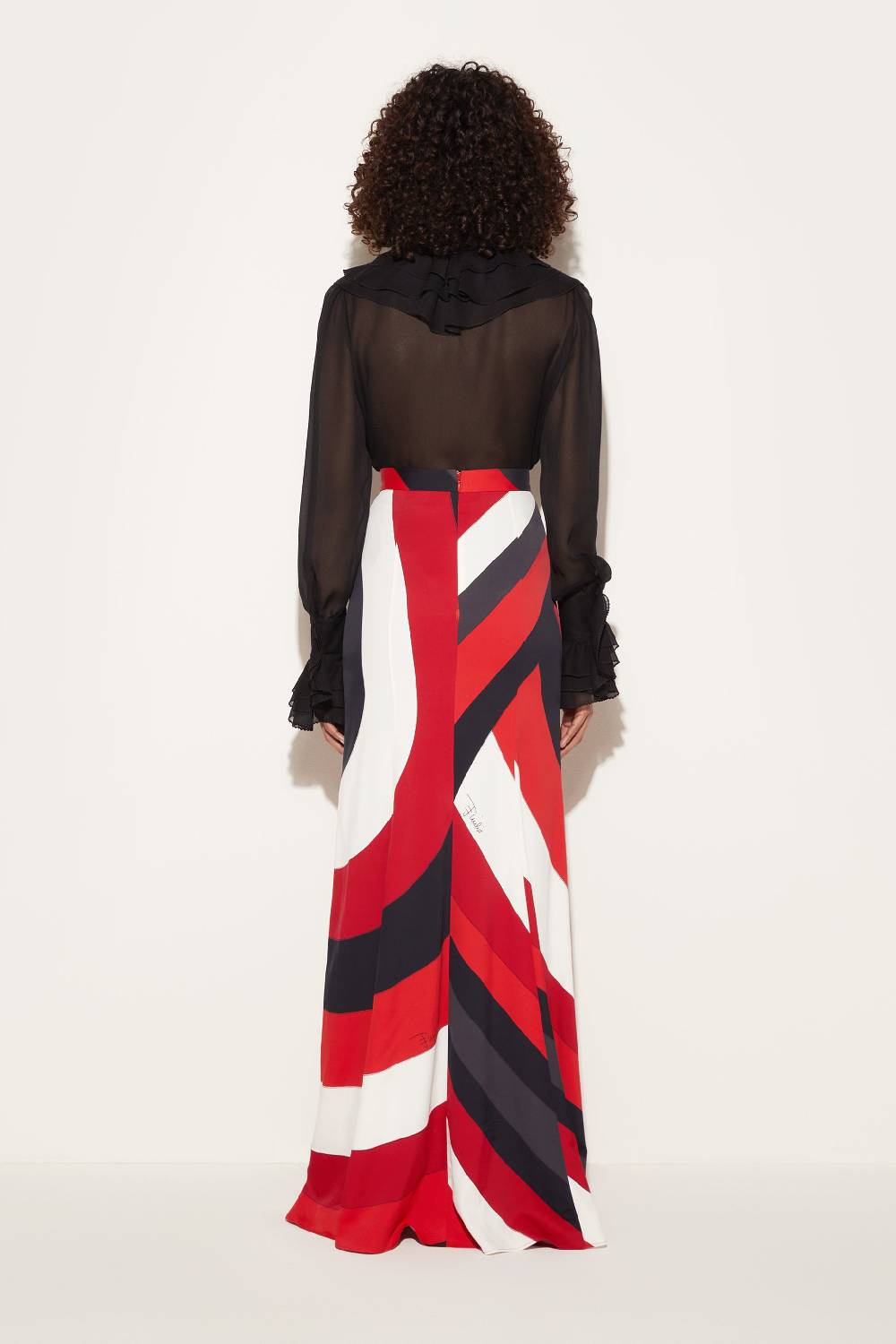 Pucci Gonna lunga con stampa Iride In Saldo