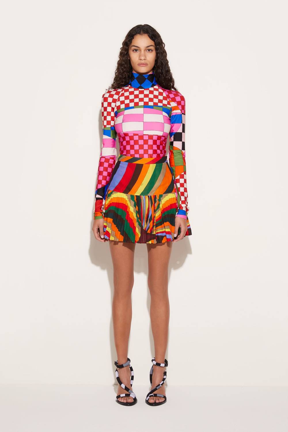 Pucci Mini abito con stampa Giardino Moda
