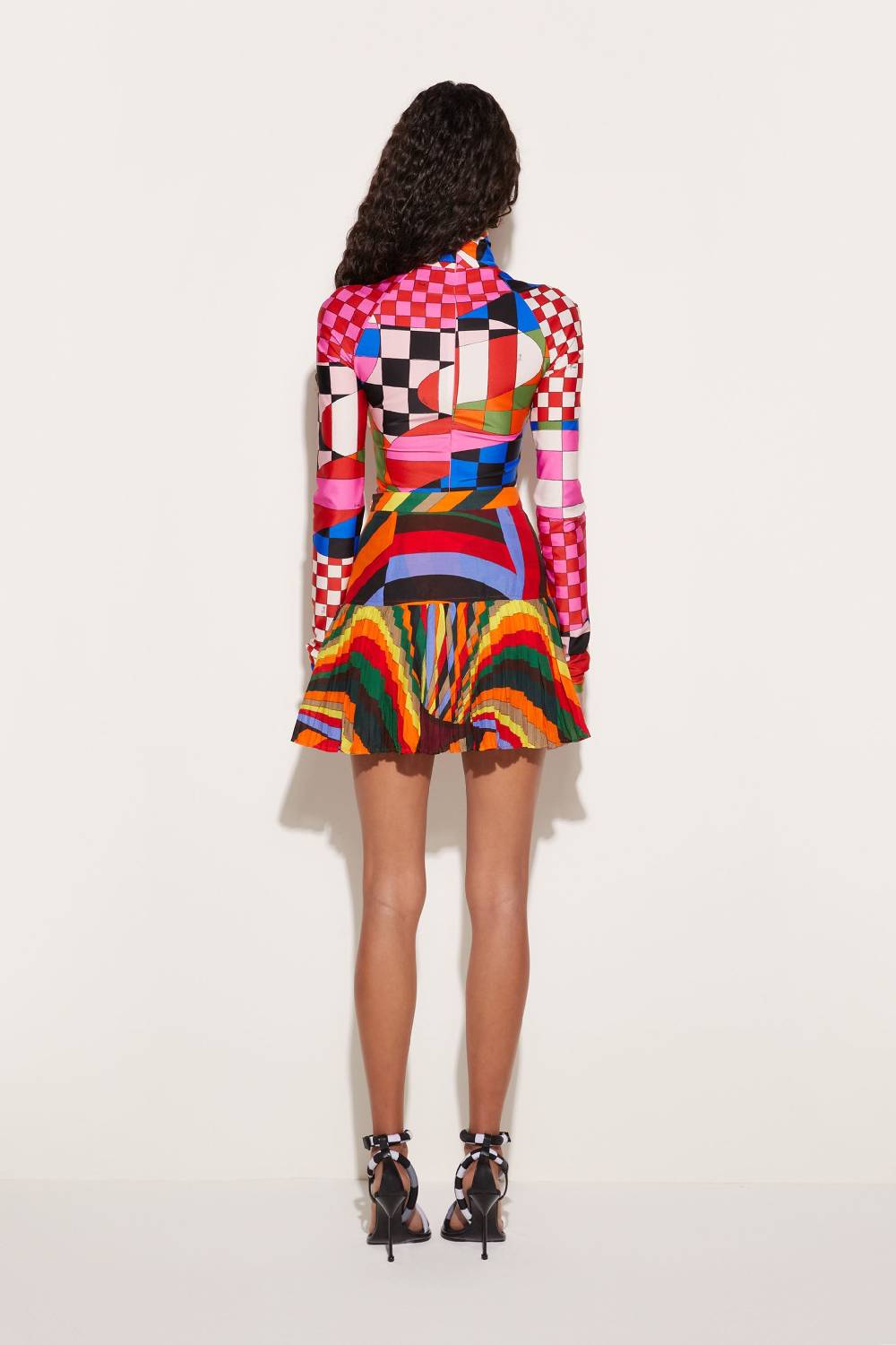 Pucci Mini abito con stampa Giardino Moda