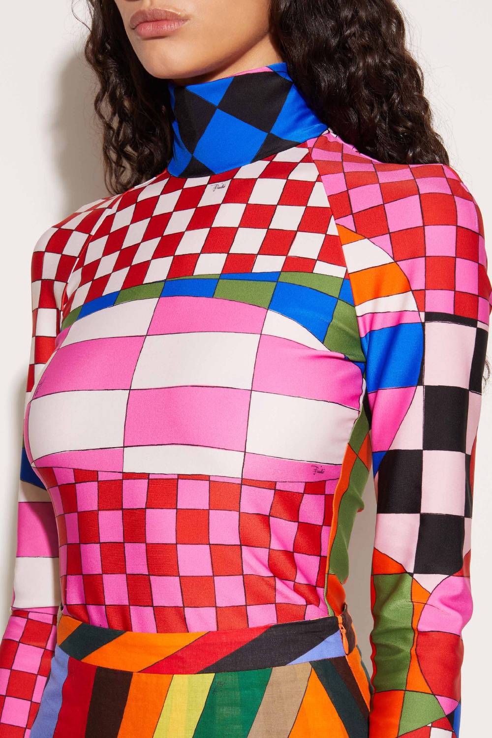 Pucci Mini abito con stampa Giardino Moda