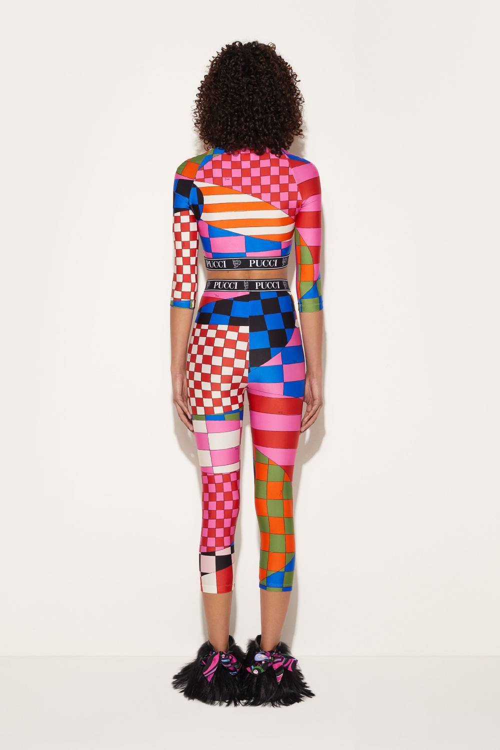 Pucci Leggings con stampa Giardino Prezzo di fabbrica