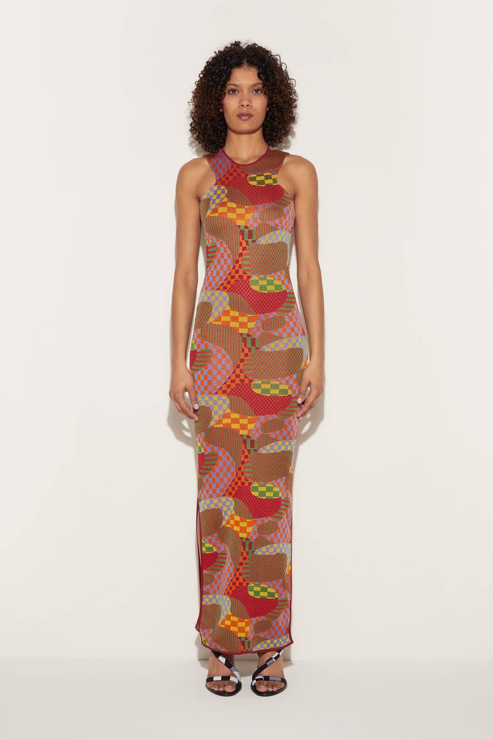 Pucci Abito lungo jacquard con motivo Giardino Offerta speciale
