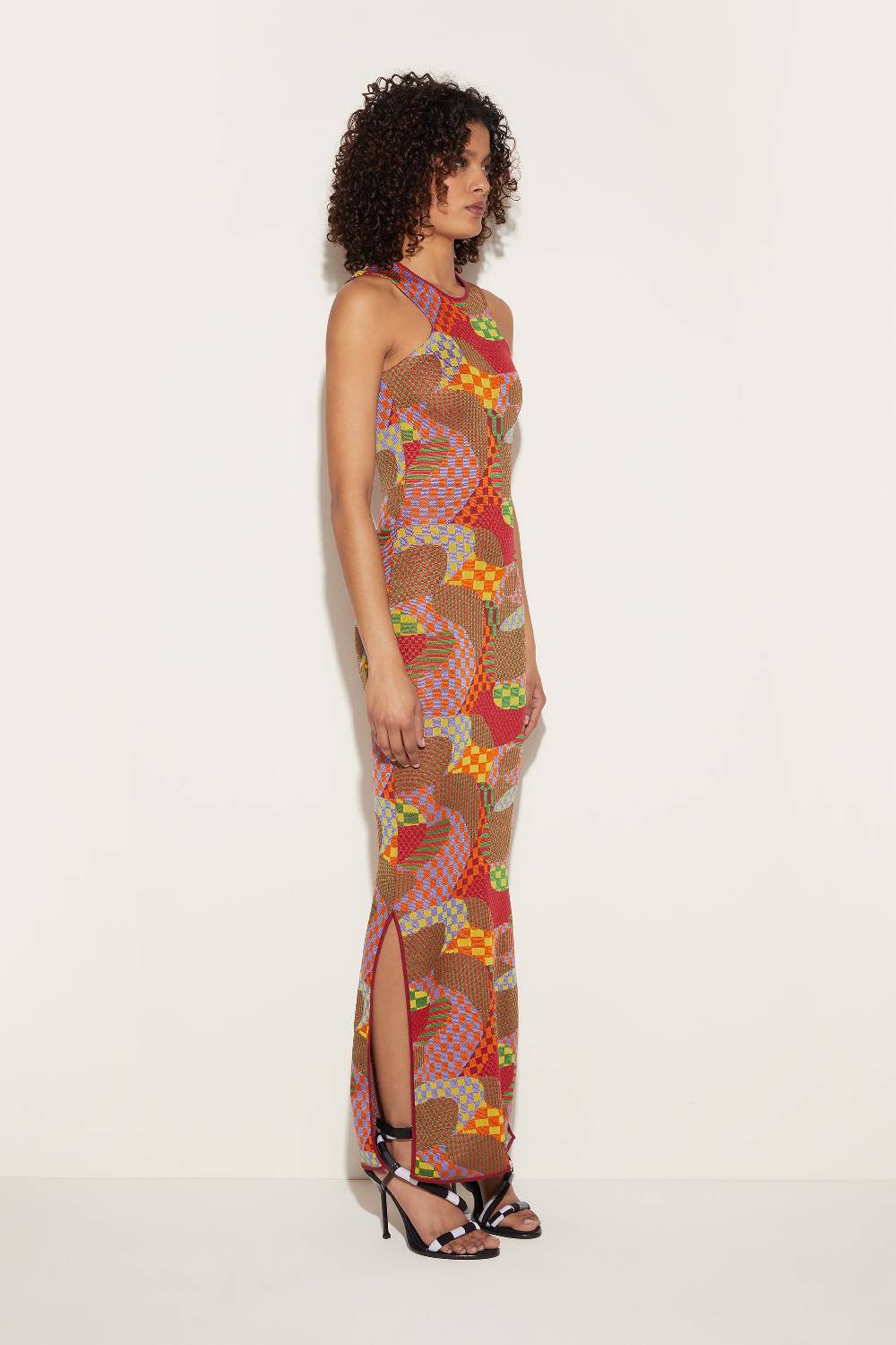 Pucci Abito lungo jacquard con motivo Giardino Offerta speciale