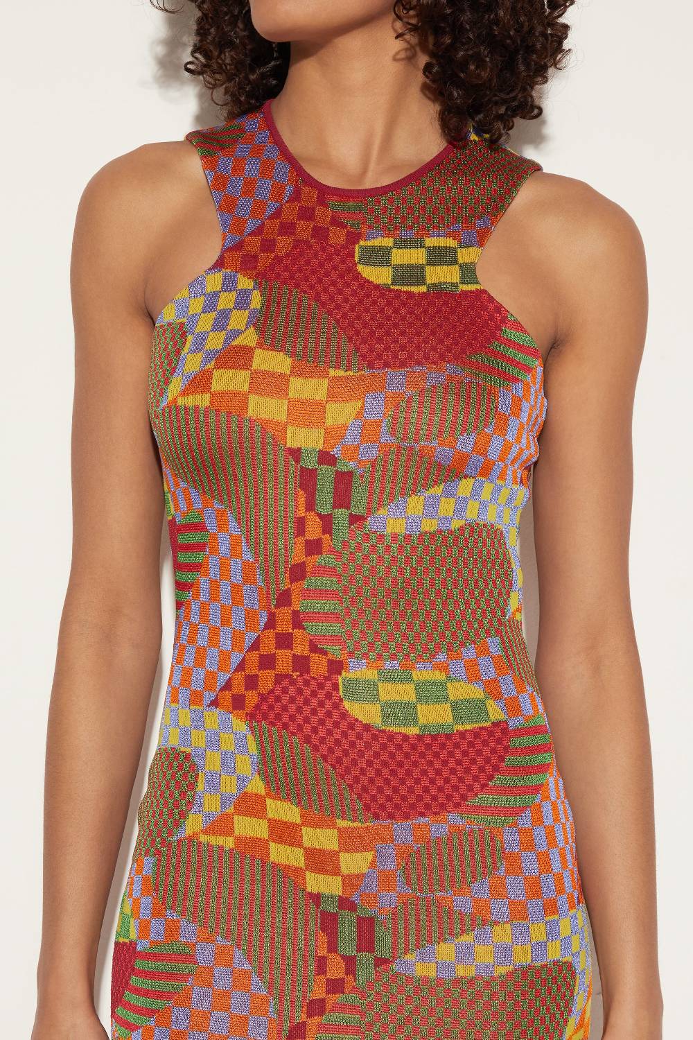 Pucci Abito lungo jacquard con motivo Giardino Offerta speciale