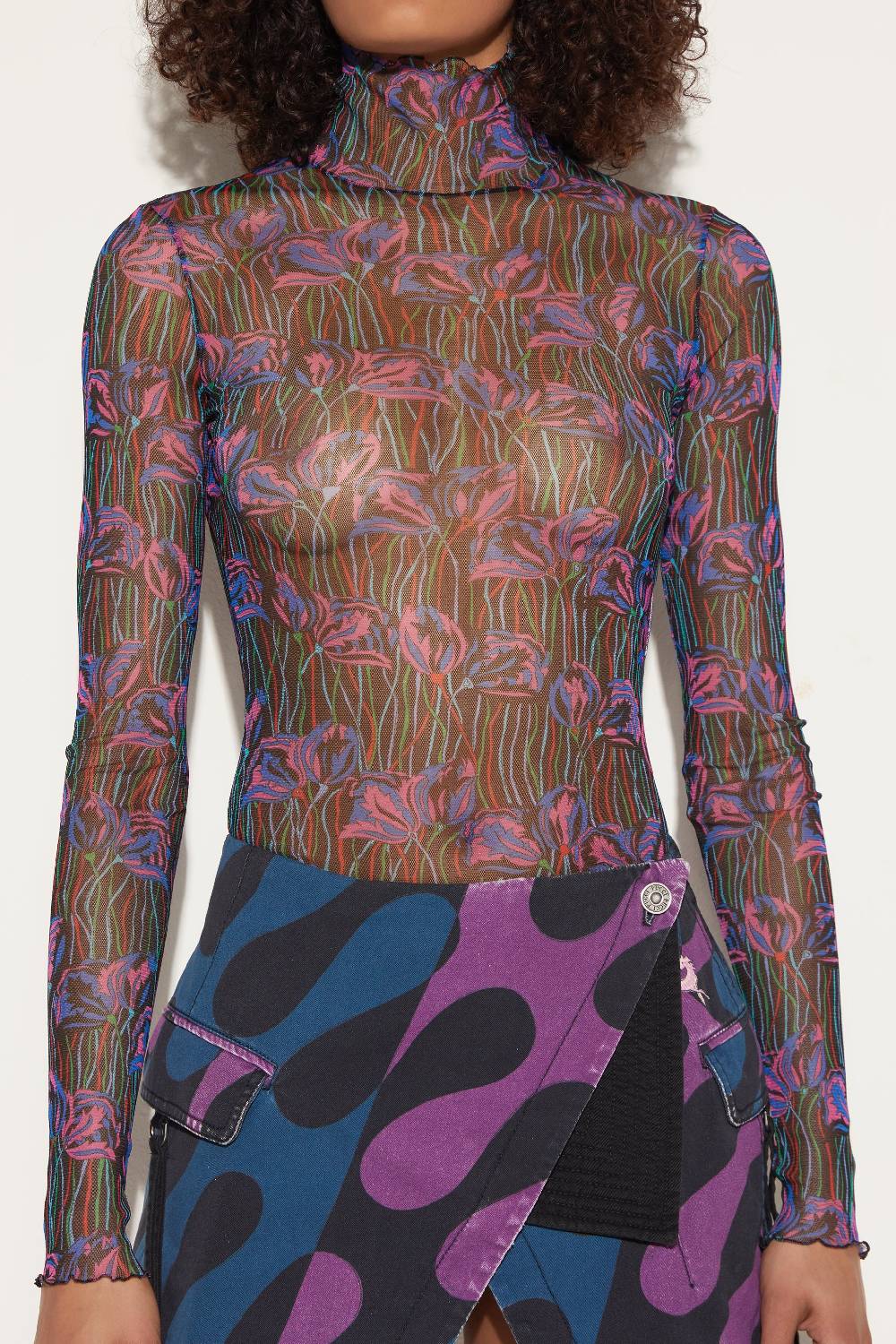 Pucci Top con stampa Fior di Loto Offerta Anniversario