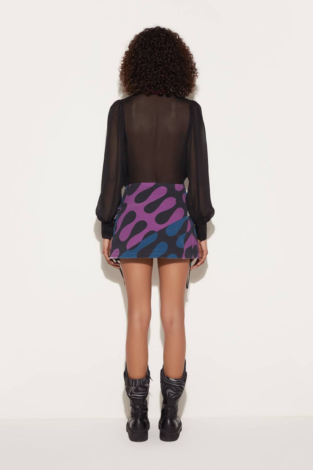 Pucci Camicia in seta con finiture Marmo Smaltimento dello stoccaggio