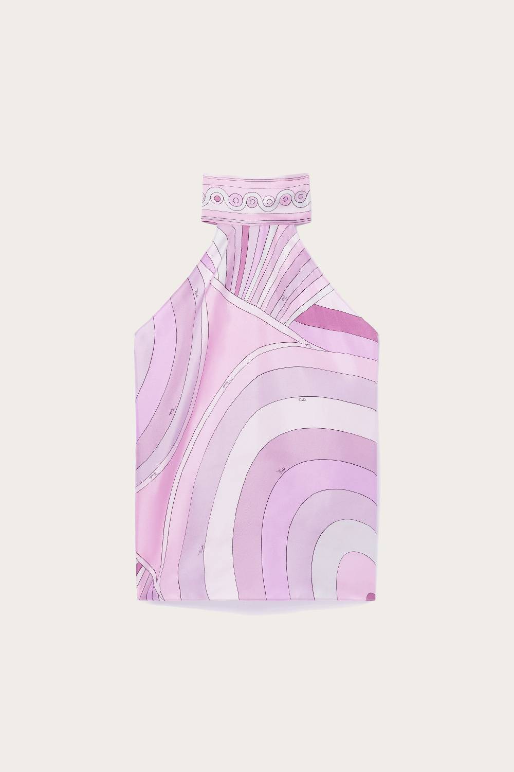 Pucci Top in seta con stampa Iride Vendita calda