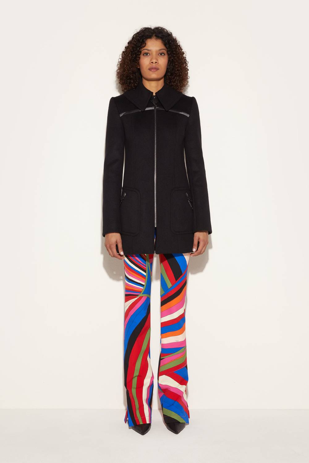Pucci Cappotto con finiture Iride Latest fashion