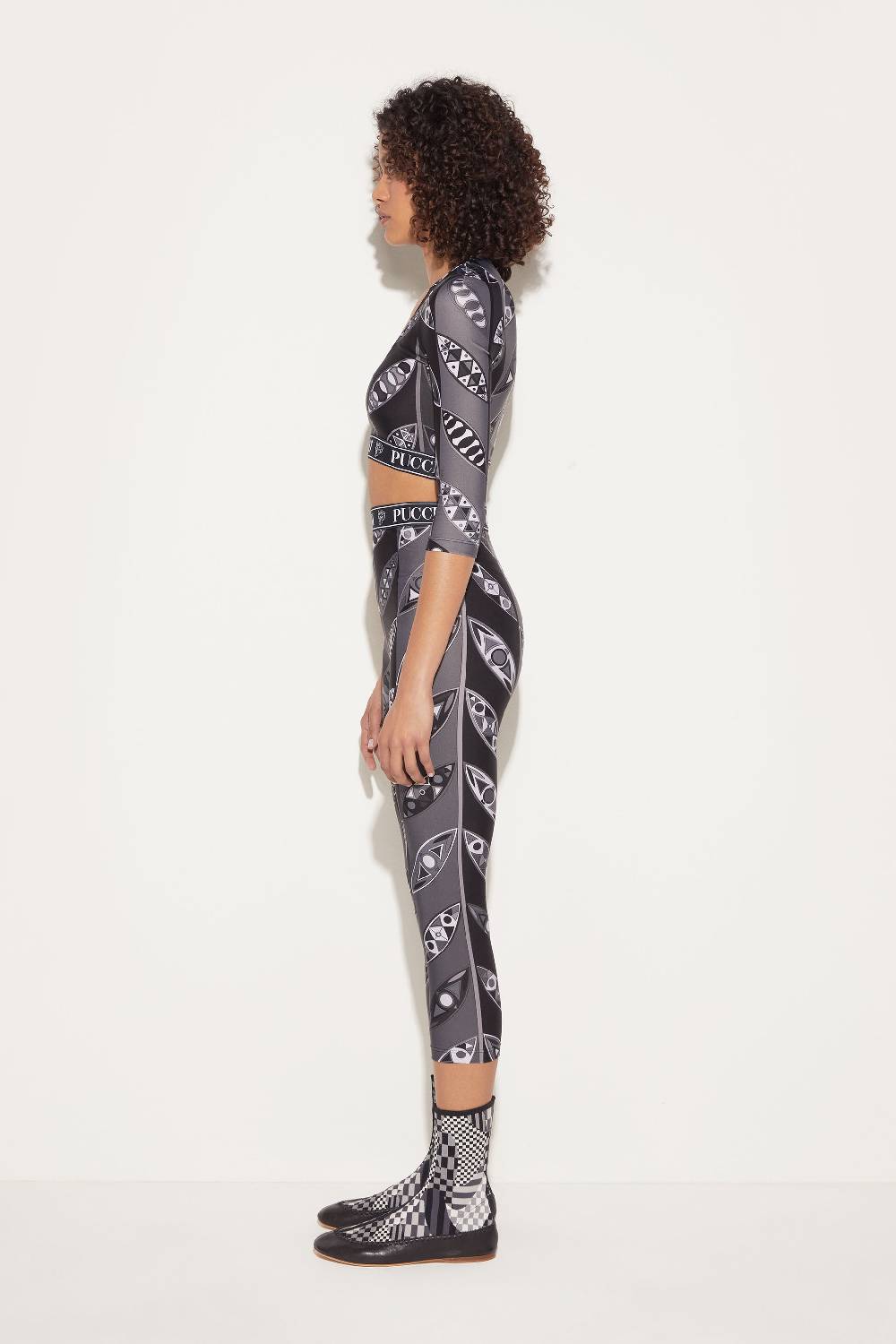 Pucci Crop top con stampa Girandole Offerta temporanea