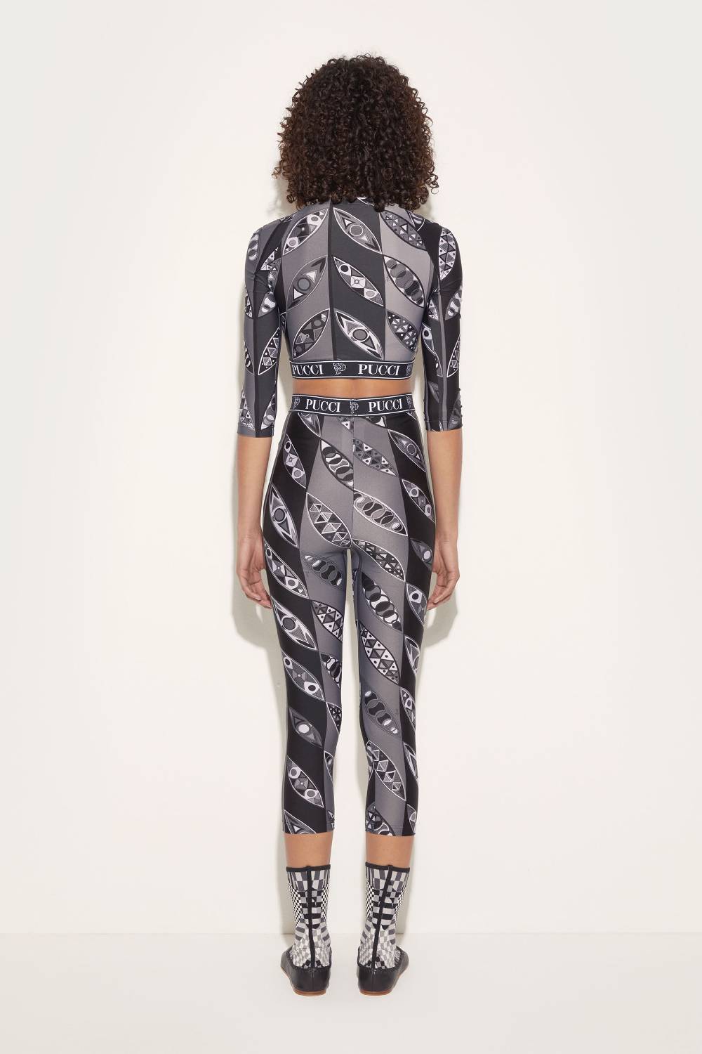 Pucci Crop top con stampa Girandole Offerta temporanea