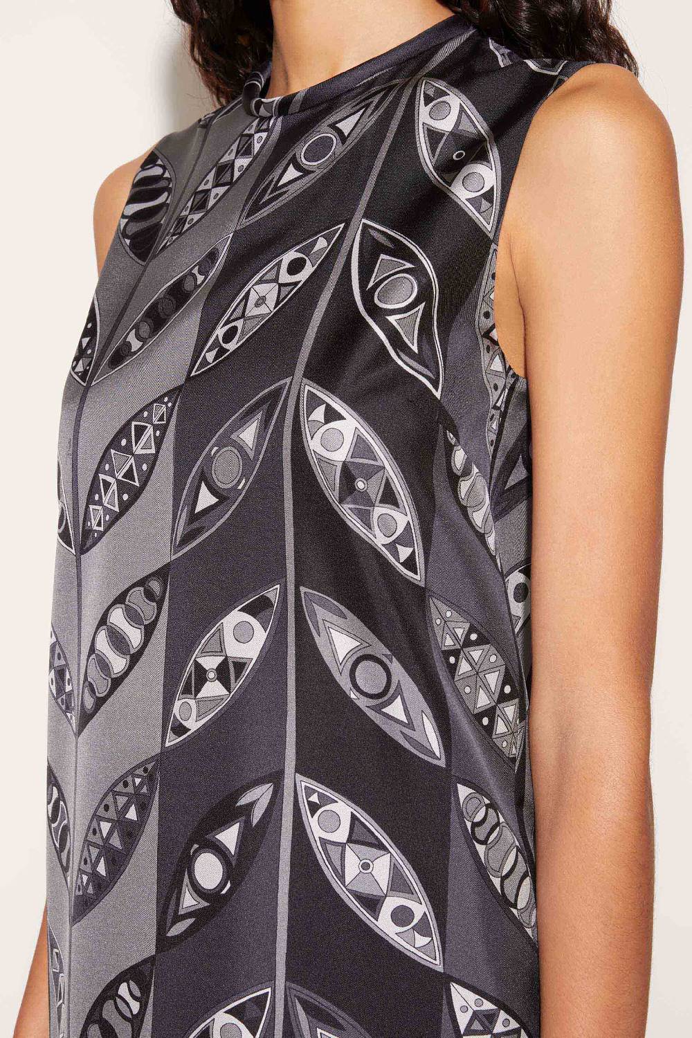 Pucci Mini abito in seta con stampa Girandole Grandi sconti