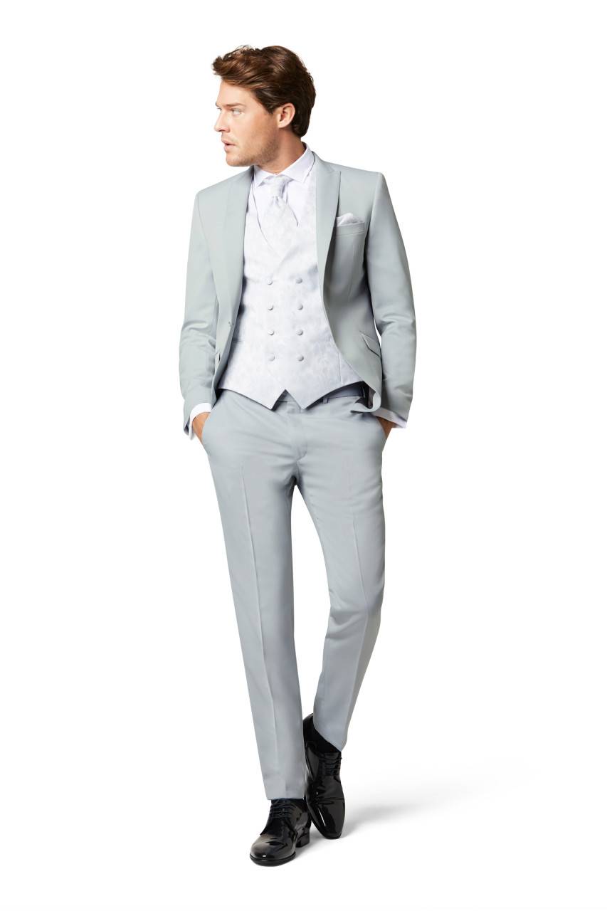 Digel Abito grigio perla digel cerimonia slim fit Spedizione Gratuita