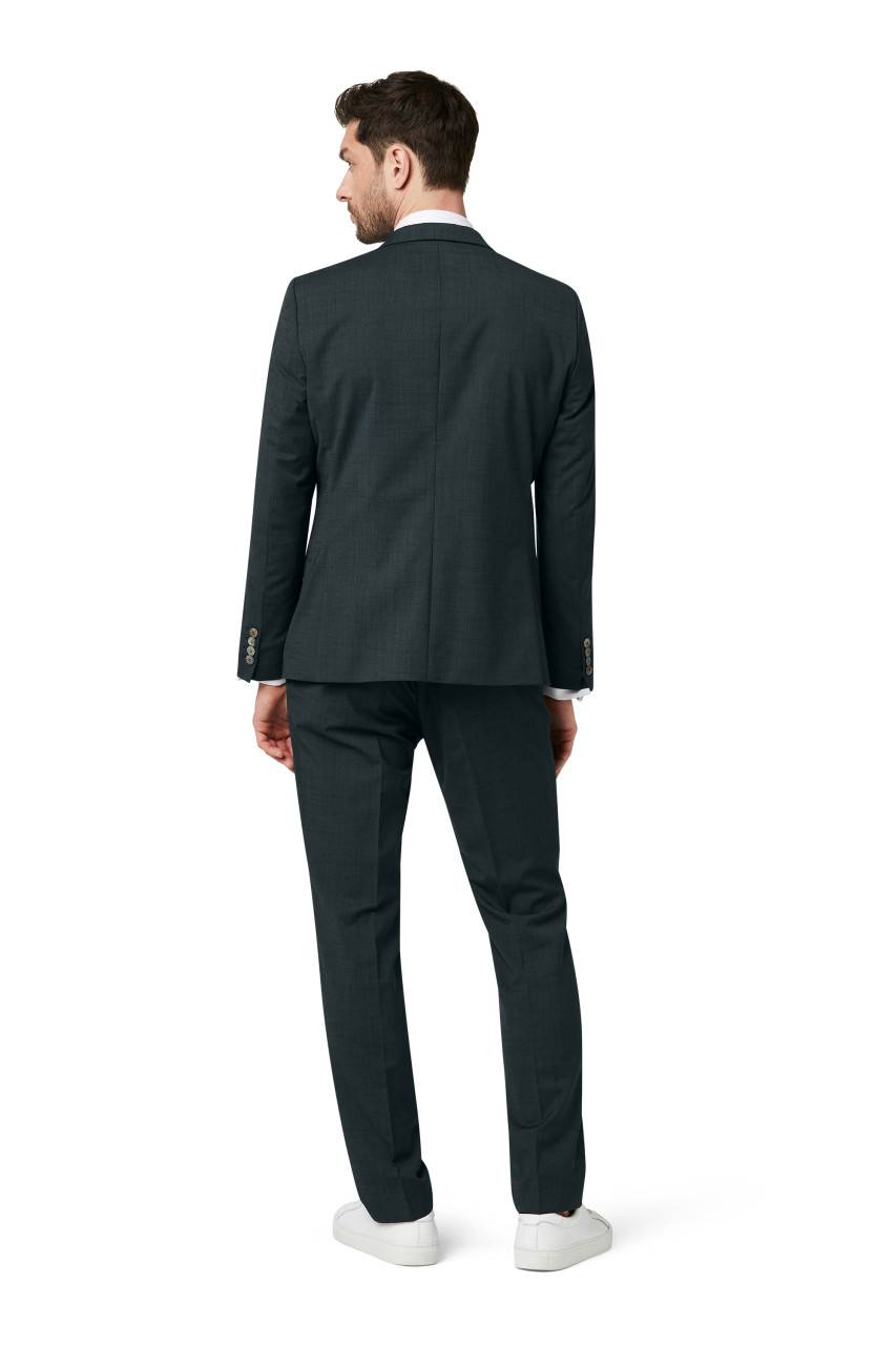 Digel Abito elegante verde scuro digel slim fit con gilet Fino Al -60%