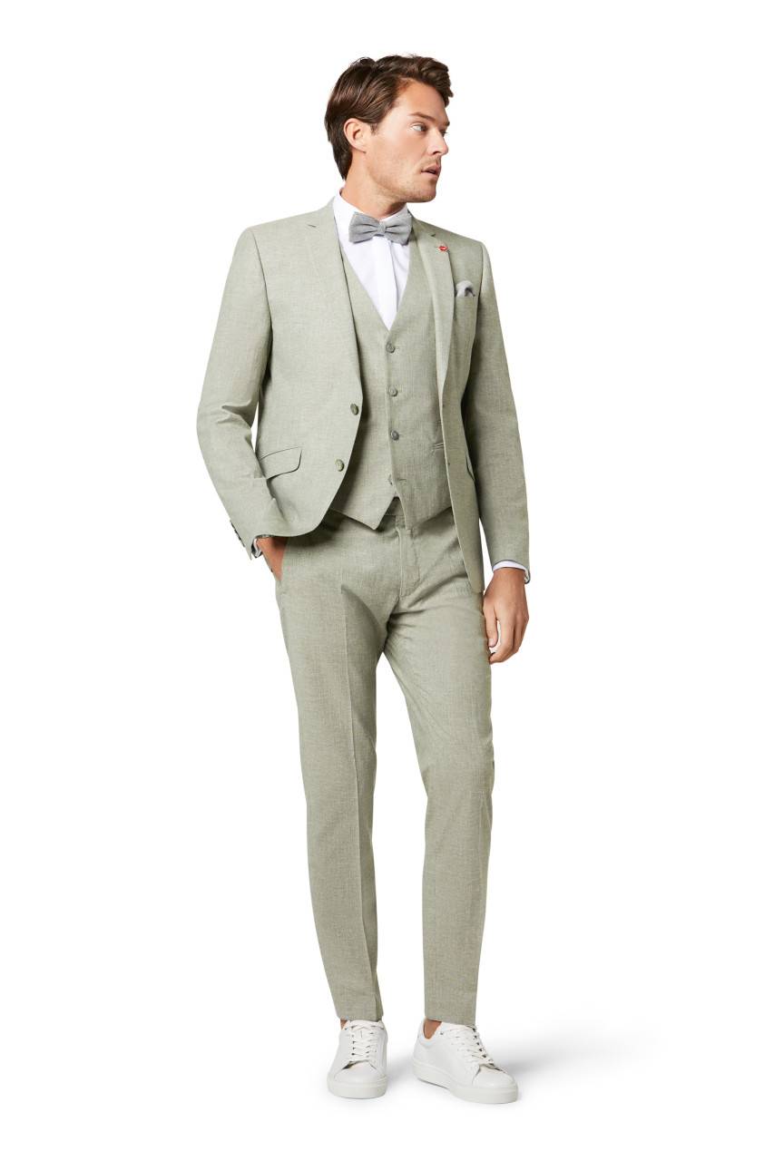 Digel Abito elegante verde chiaro digel slim fit con gilet Shopping Online