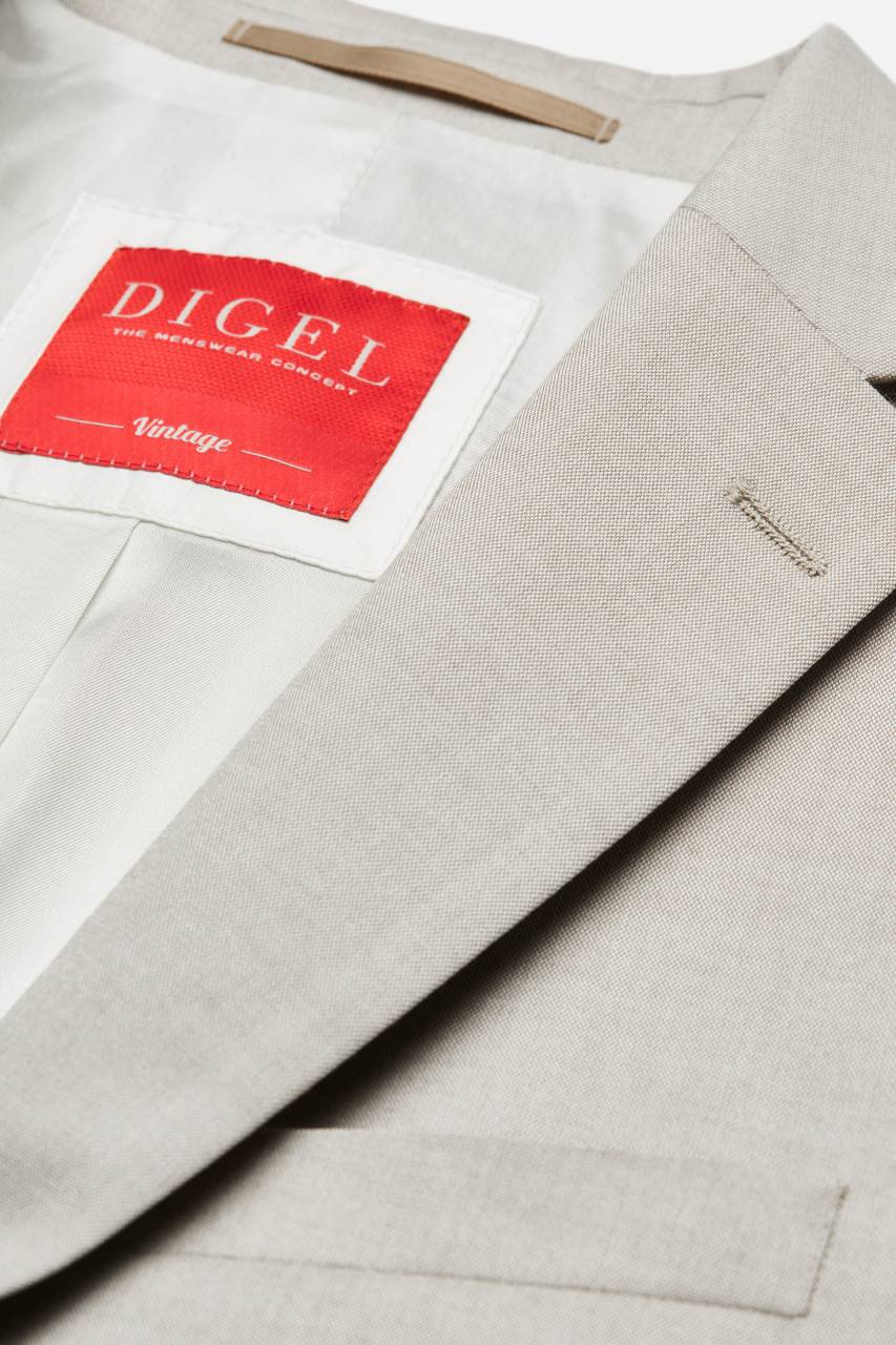 Digel Abito elegante beige digel slim fit con gilet e papillon Affare Del Giorno