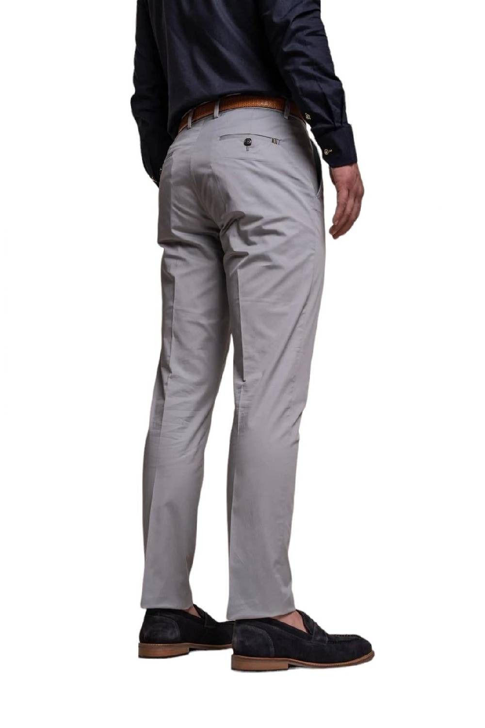 House of Cavani Abito grigio chiaro cavani in cotone stretch sfoderato Novità