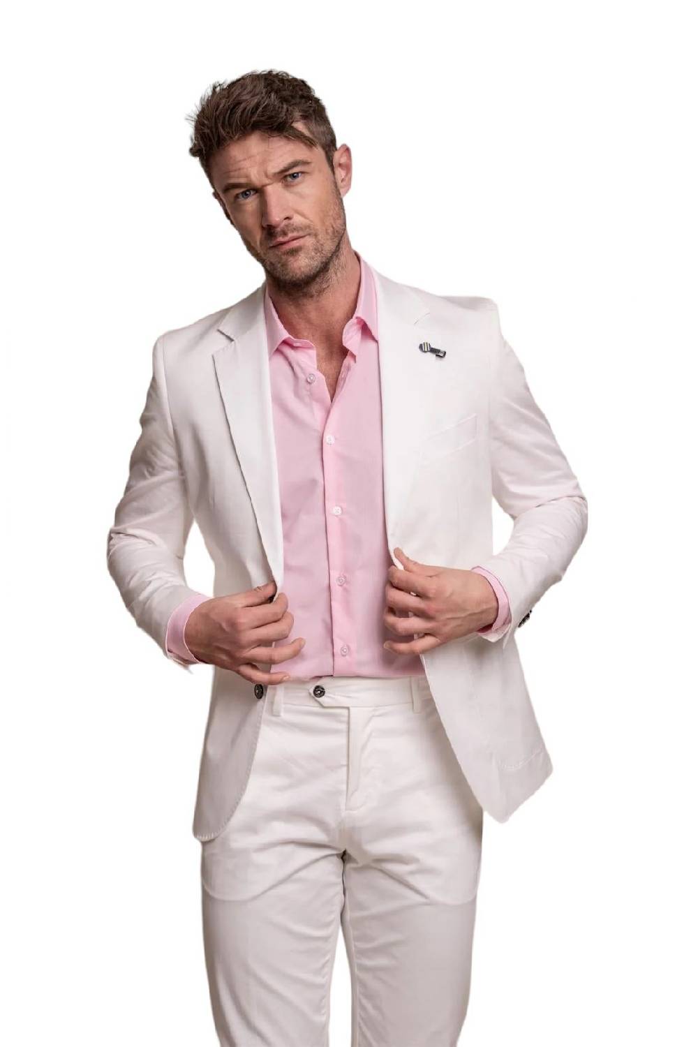 House of Cavani Abito ecru cavani in cotone stretch sfoderato Presa