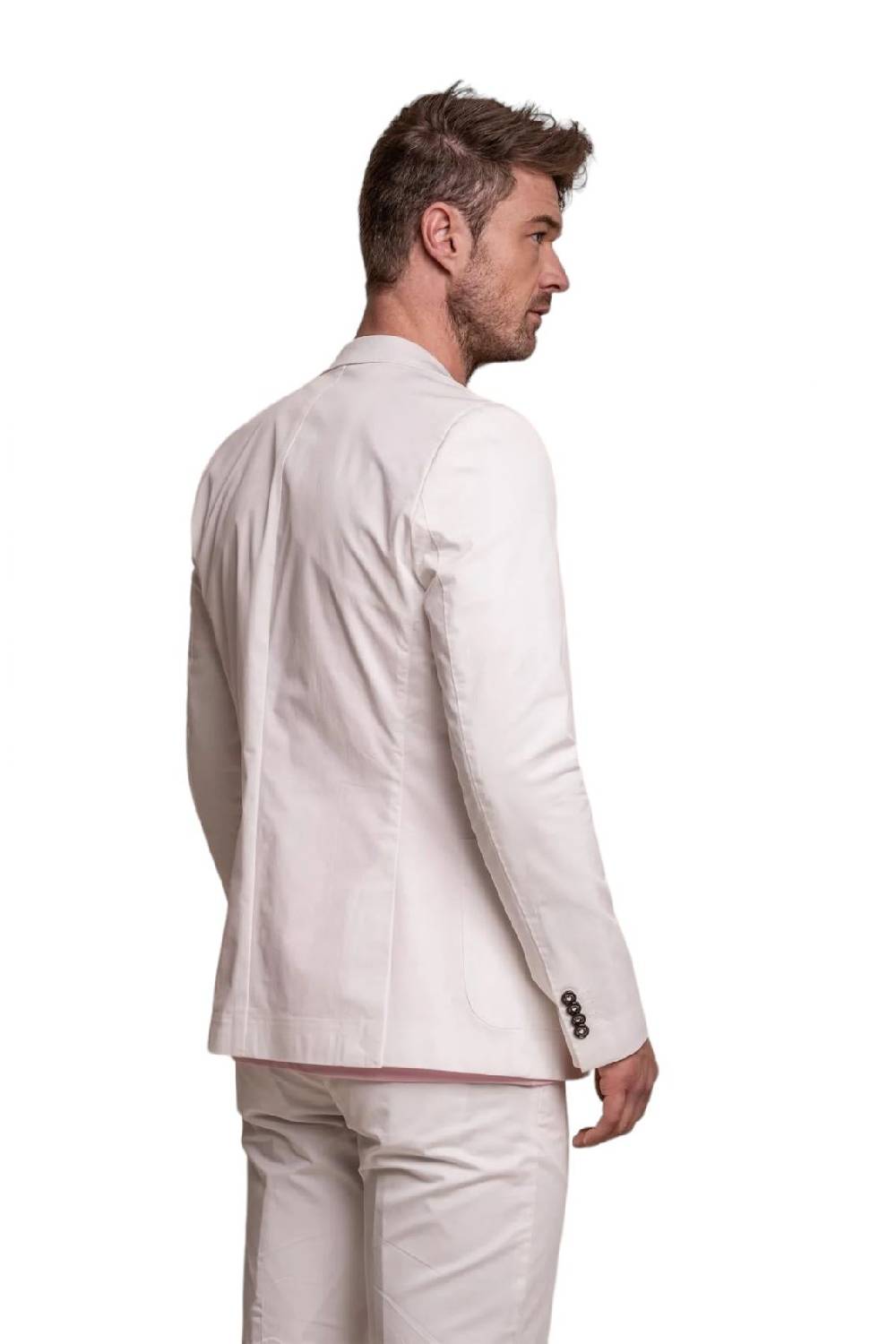 House of Cavani Abito ecru cavani in cotone stretch sfoderato Presa