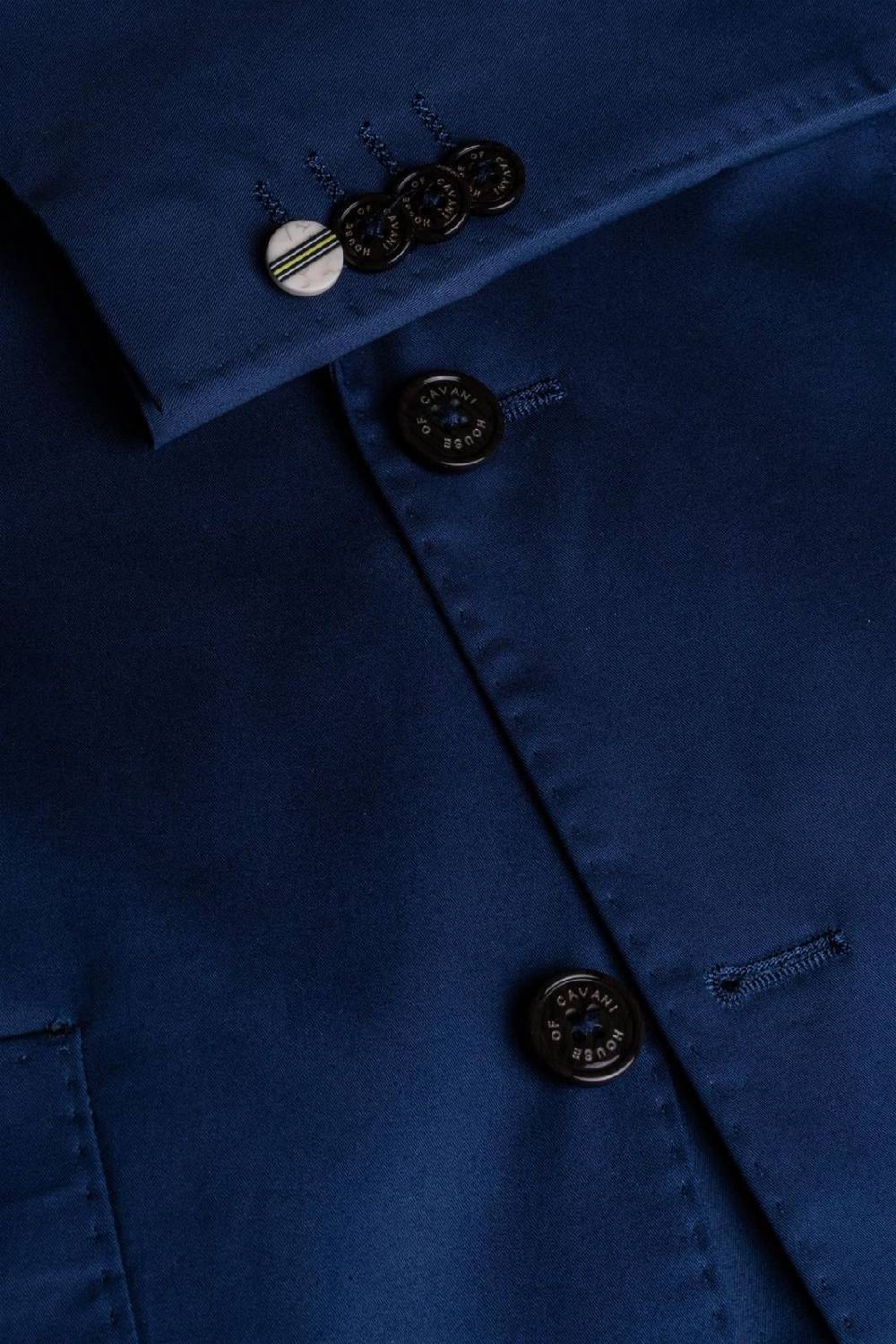House of Cavani Abito blu elettrico cavani in cotone stretch sfoderato Sconto