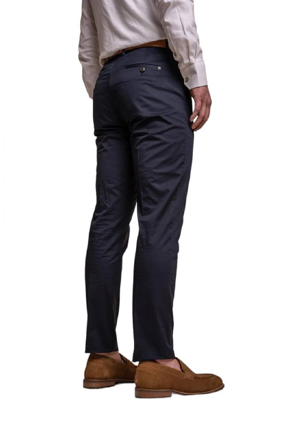 House of Cavani Abito blu navy cavani in cotone stretch sfoderato Offerta