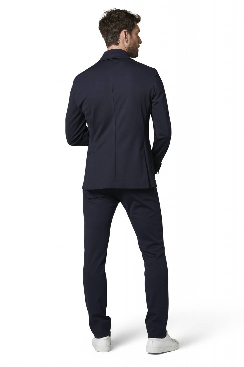 Digel Giacca blu in jersey modern fit digel con pettorina staccabile Moda