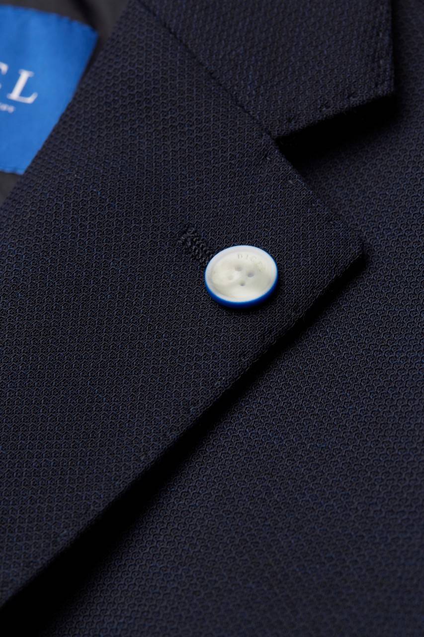 Digel Giacca blazer blu marine digel sfoderata drop quattro corto Italia