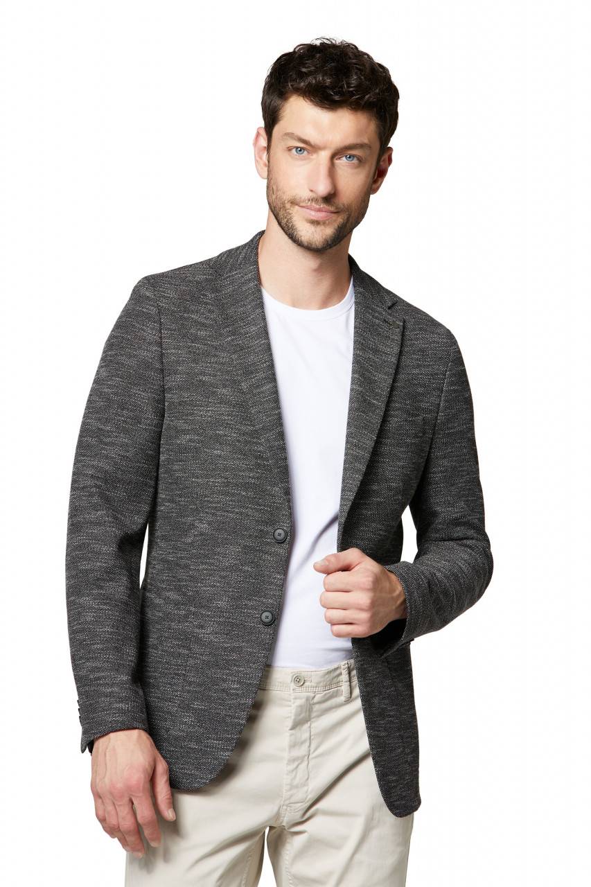 Digel Giacca in jersey grigio digel drop quattro corto In Linea