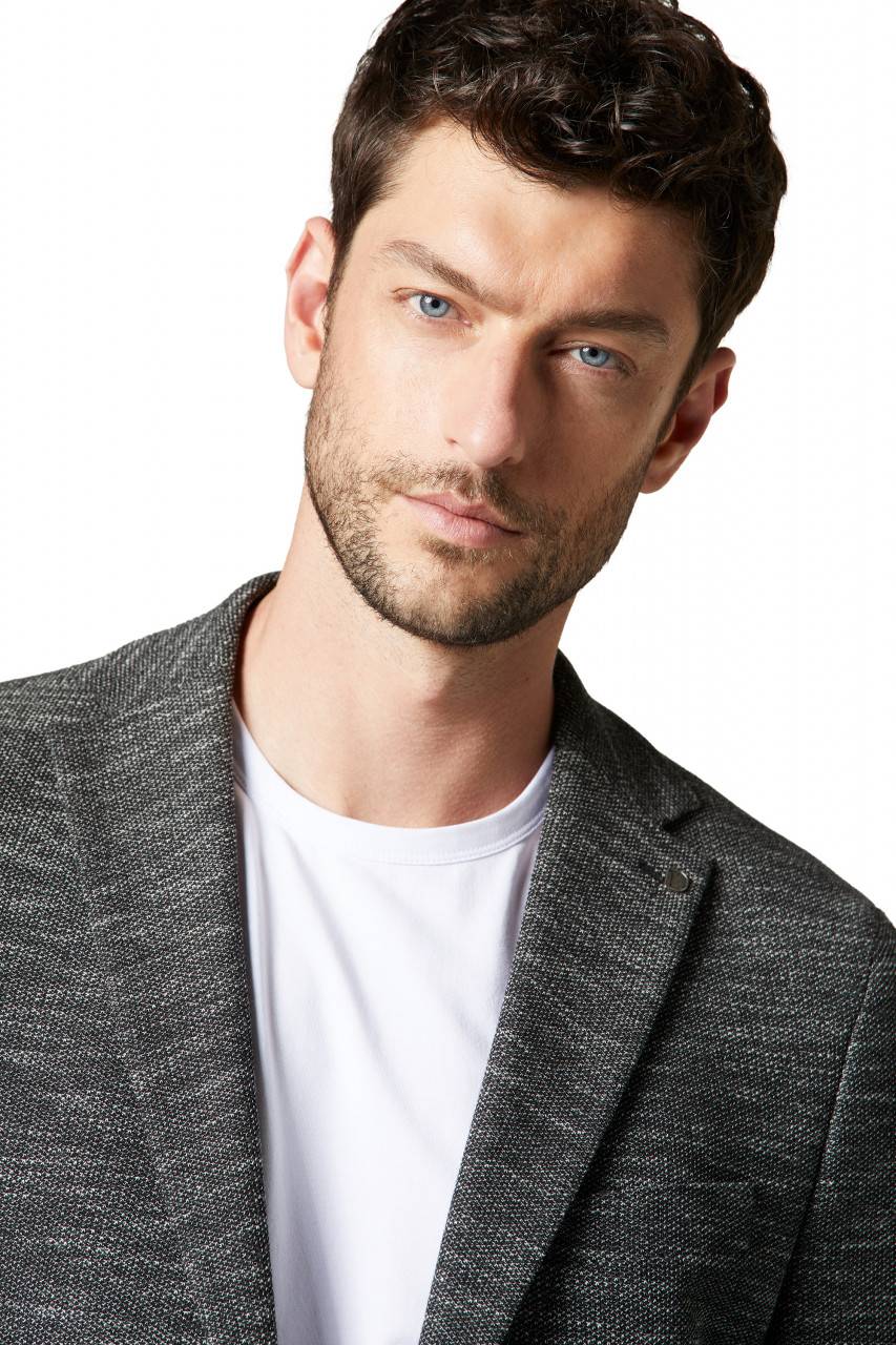 Digel Giacca in jersey grigia digel drop sei modern fit Vendita