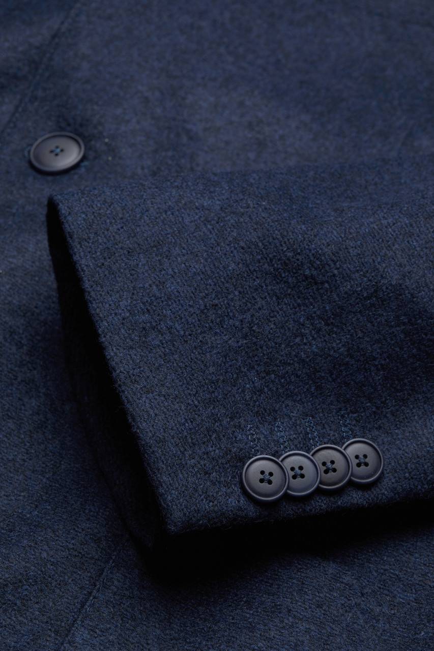 Digel Giacca blu in jersey digel collo coreana modern fit Qualità Garantita