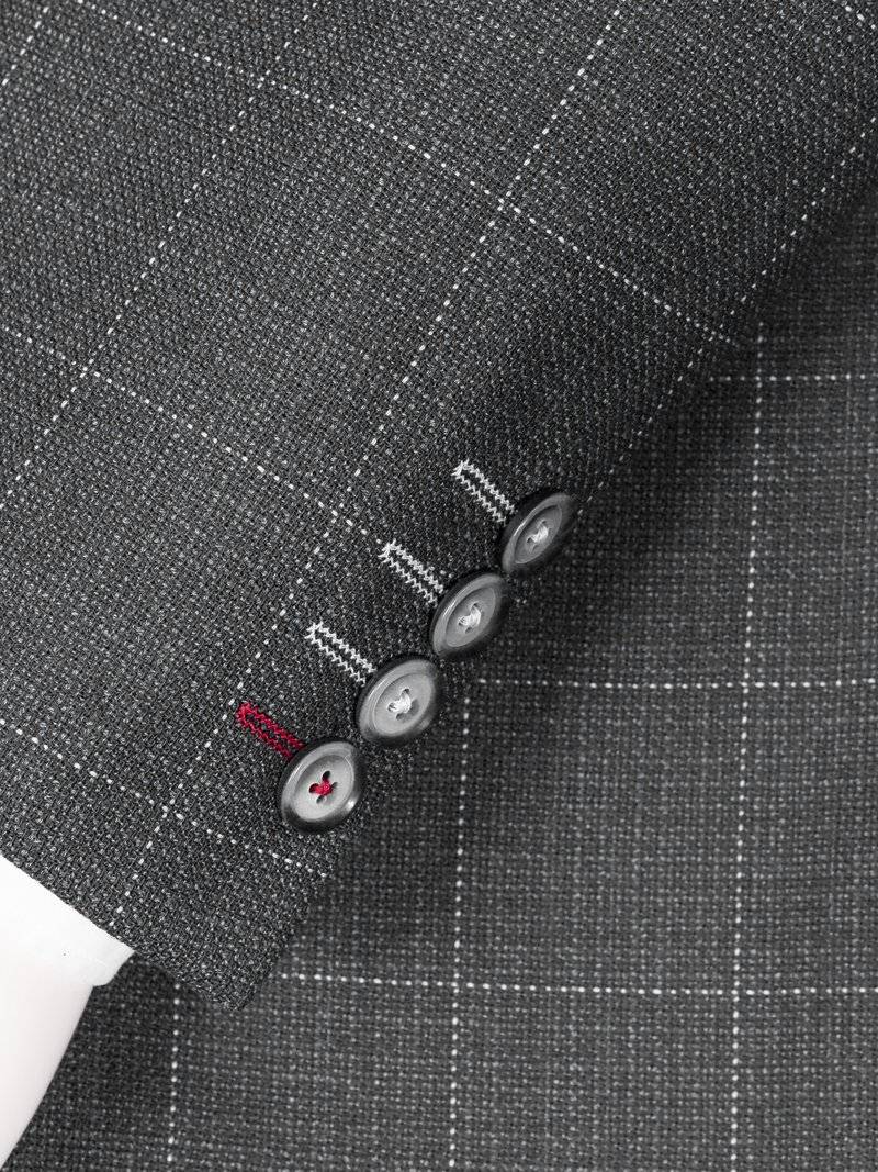 Digel Giacca grigio a quadri digel drop sei modern fit Promozione Limitata