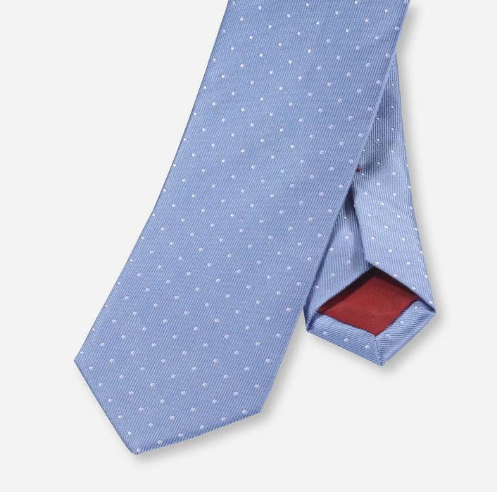 Olymp Cravatta a pois slim in seta pura olymp in otto colori Offerte