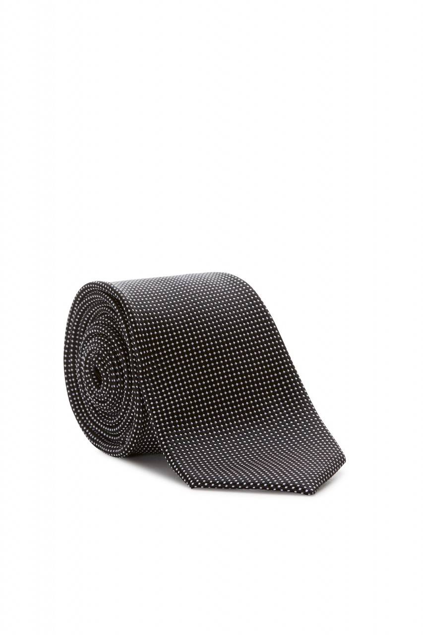Digel Cravatta elegante digel nera in seta pura Negozio