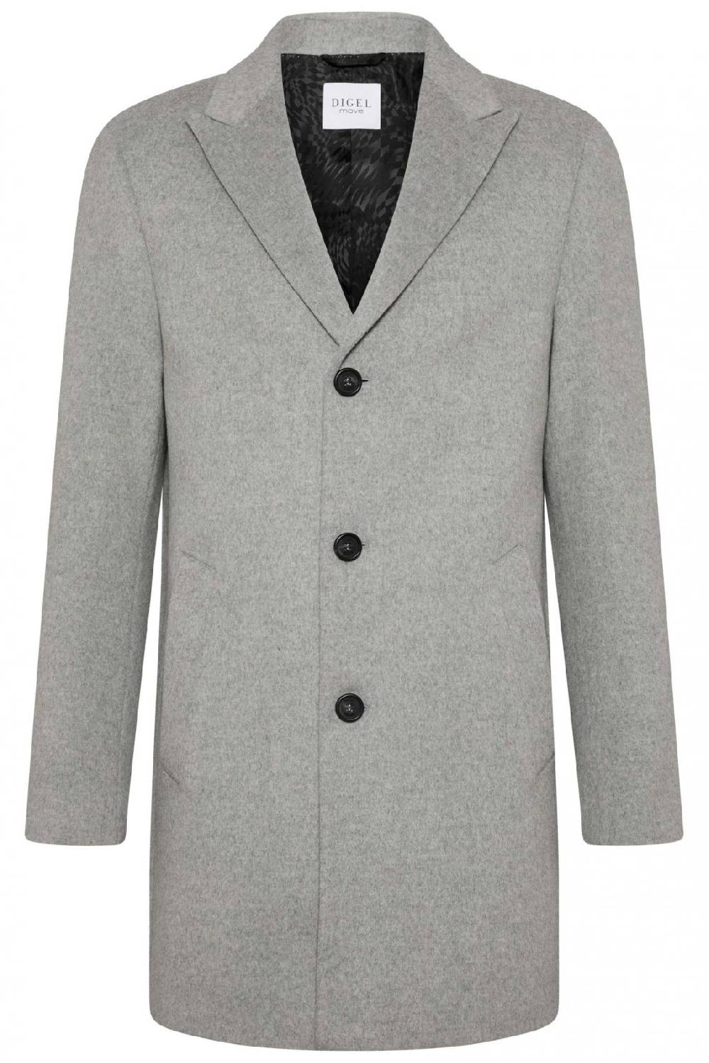 Digel Cappotto digel grigio chiaro slim fit in misto cashmere 2025