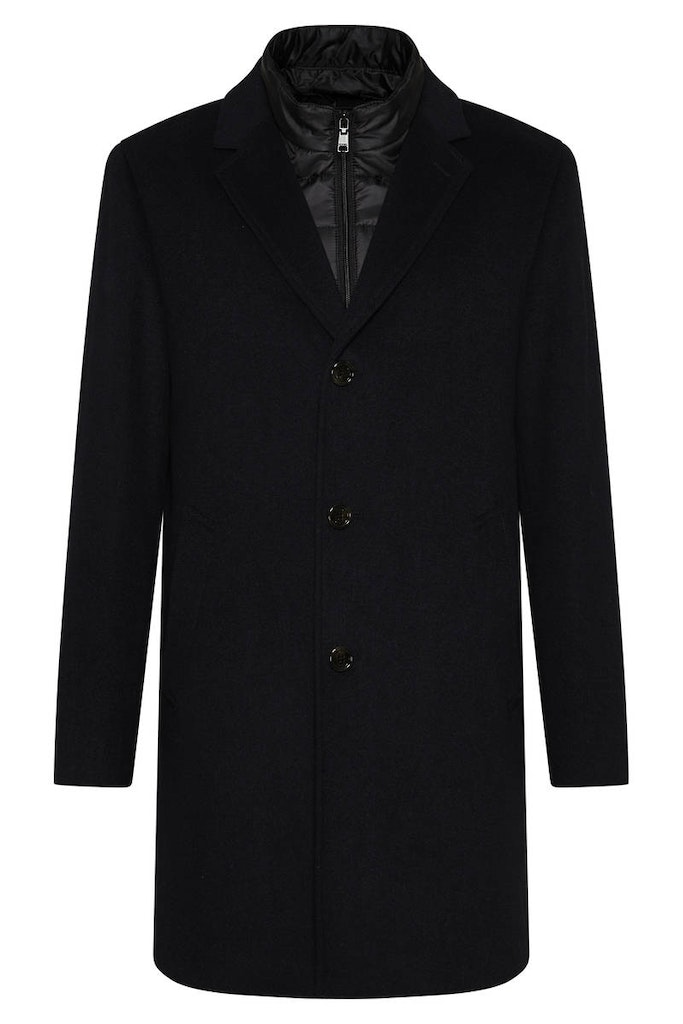 Digel Cappotto blu digel con pettorina antivento staccabile Spedizione Gratuita