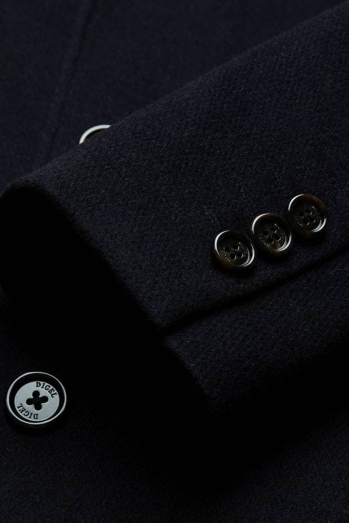 Digel Cappotto blu digel con pettorina antivento staccabile Spedizione Gratuita