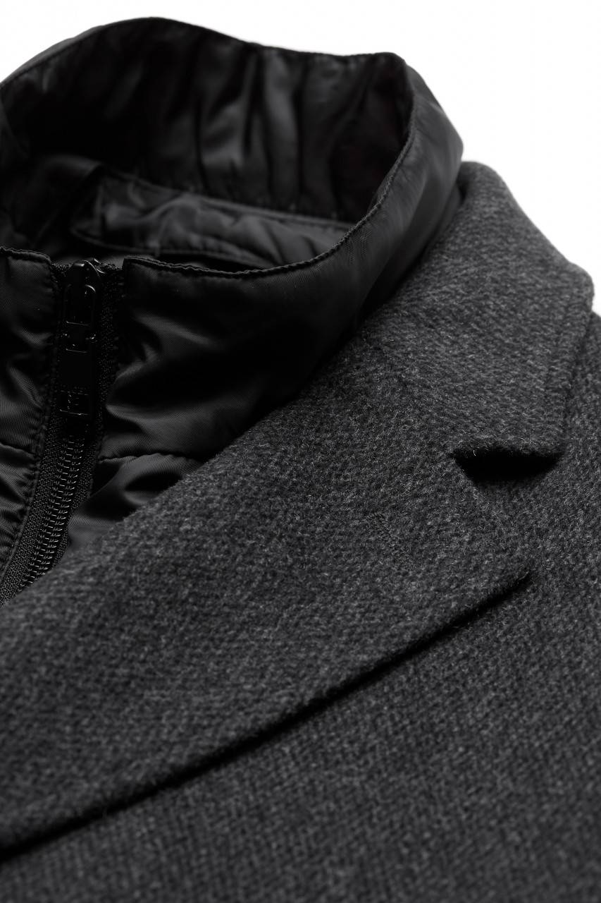 Digel Cappotto grigio scuro digel con pettorina antivento staccabile Consegna Veloce