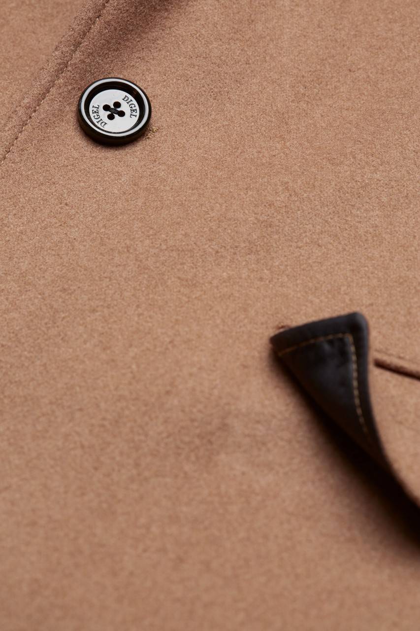 Digel Cappotto cammello digel con pettorina antivento staccabile Fino Al -60%
