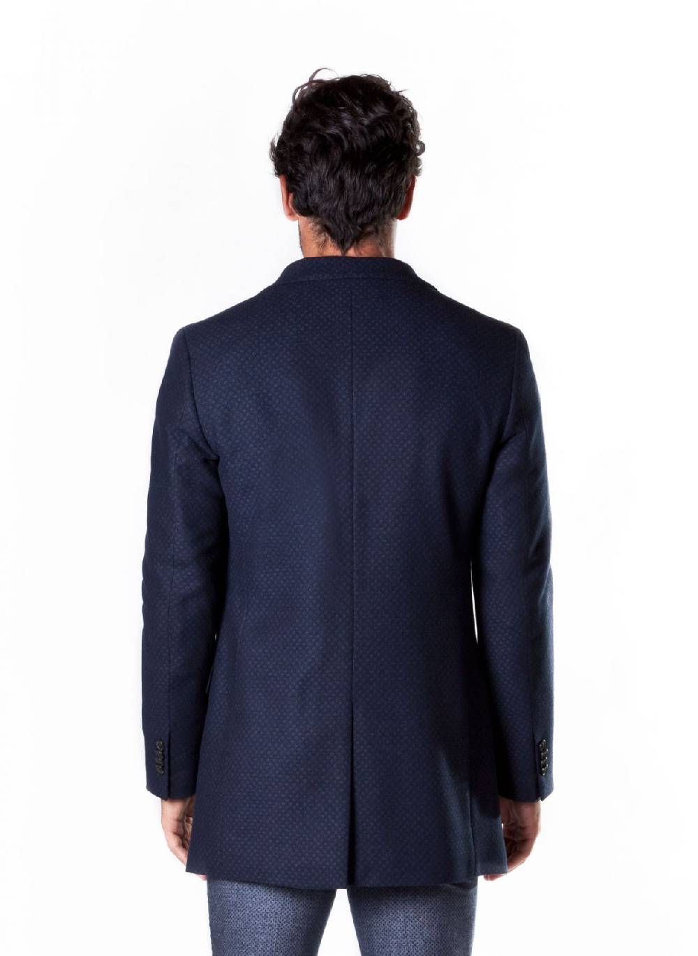 John Barritt Cappotto slim fit in misto lana a tre bottoni ticket pocket Affare Del Giorno