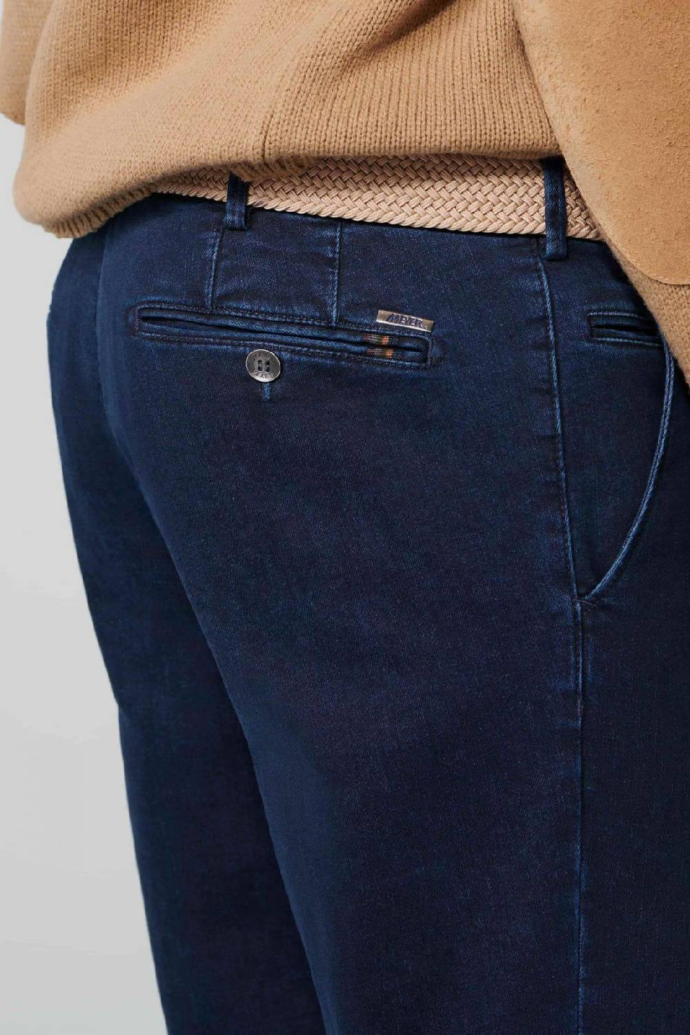 Meyer Jeans meyer in denim tencel™ dark blu stone modern fit Sottocosto