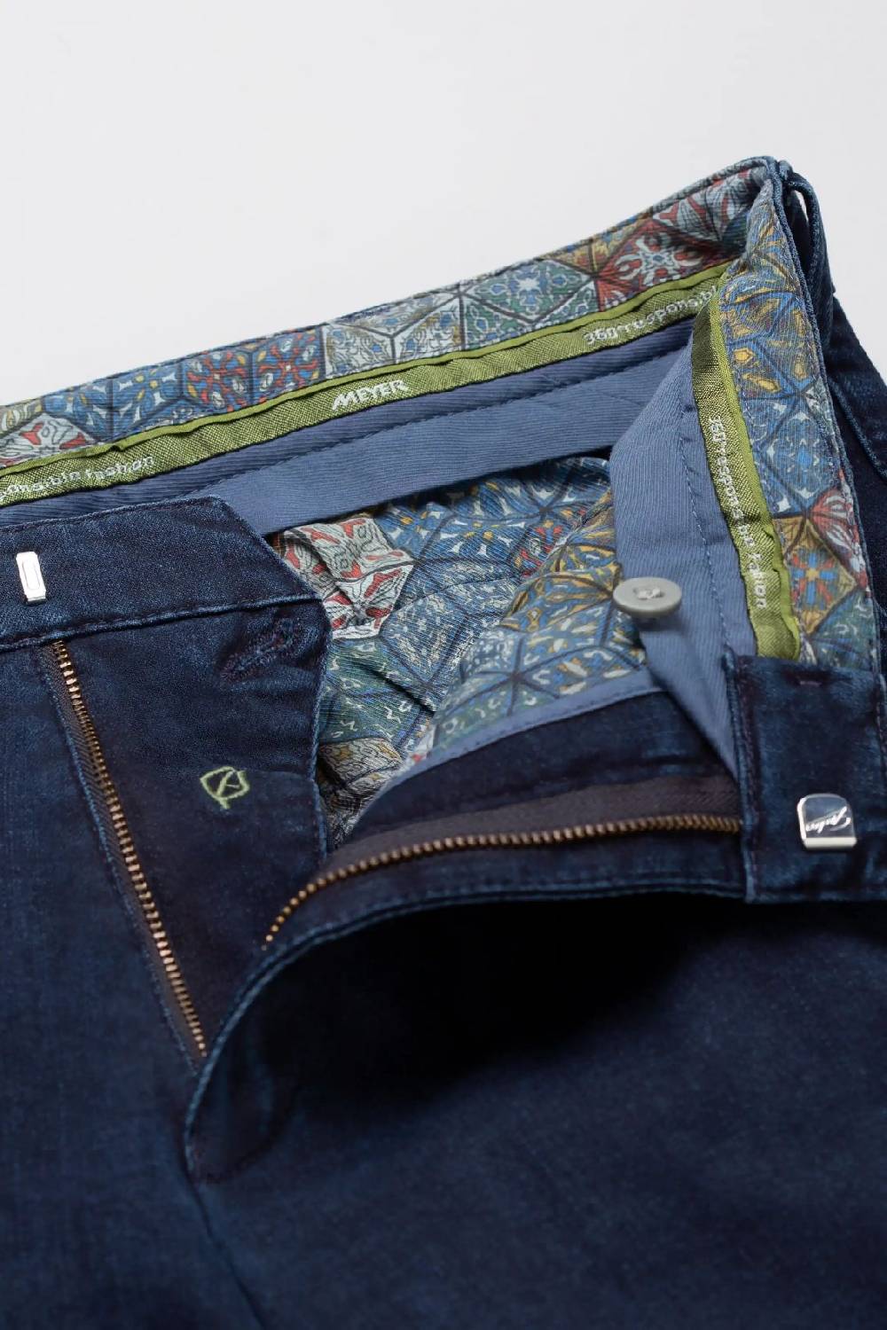 Meyer Jeans meyer in denim tencel™ dark blu stone modern fit Sottocosto