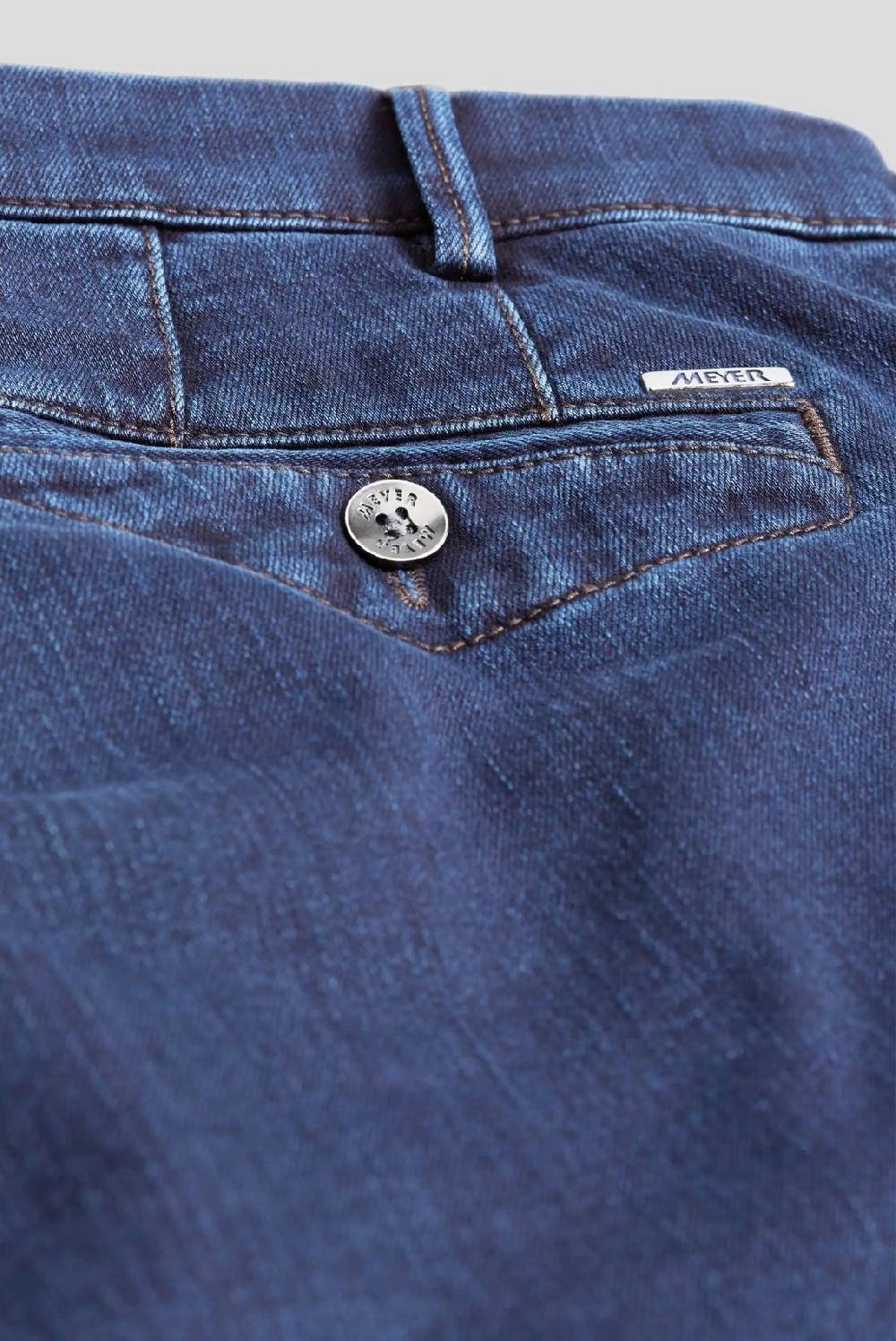 Meyer Jeans blu scuro meyer cotone e lana modern fit Convenienza