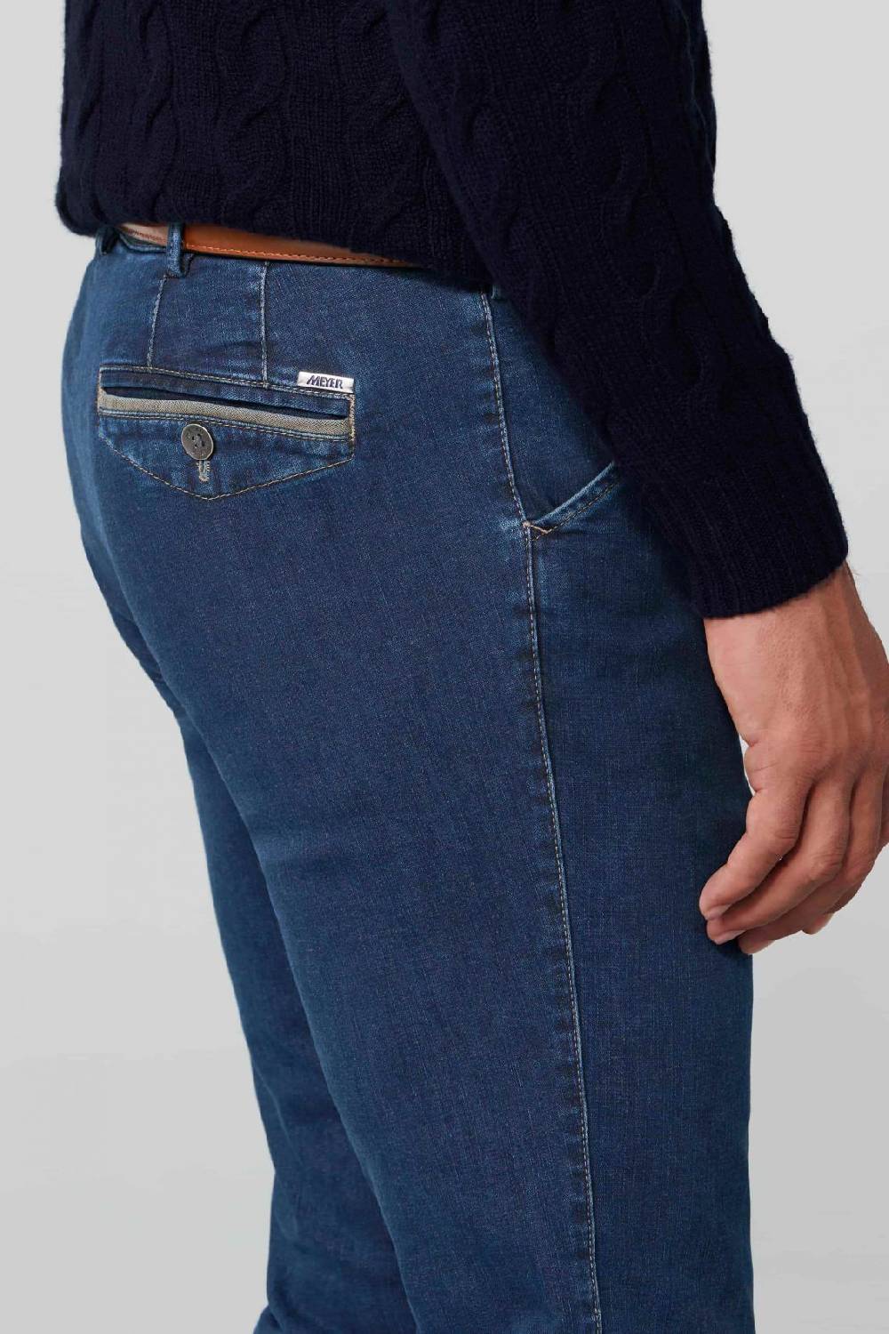 Meyer Jeans blu stone meyer modern fit super stretch Novità