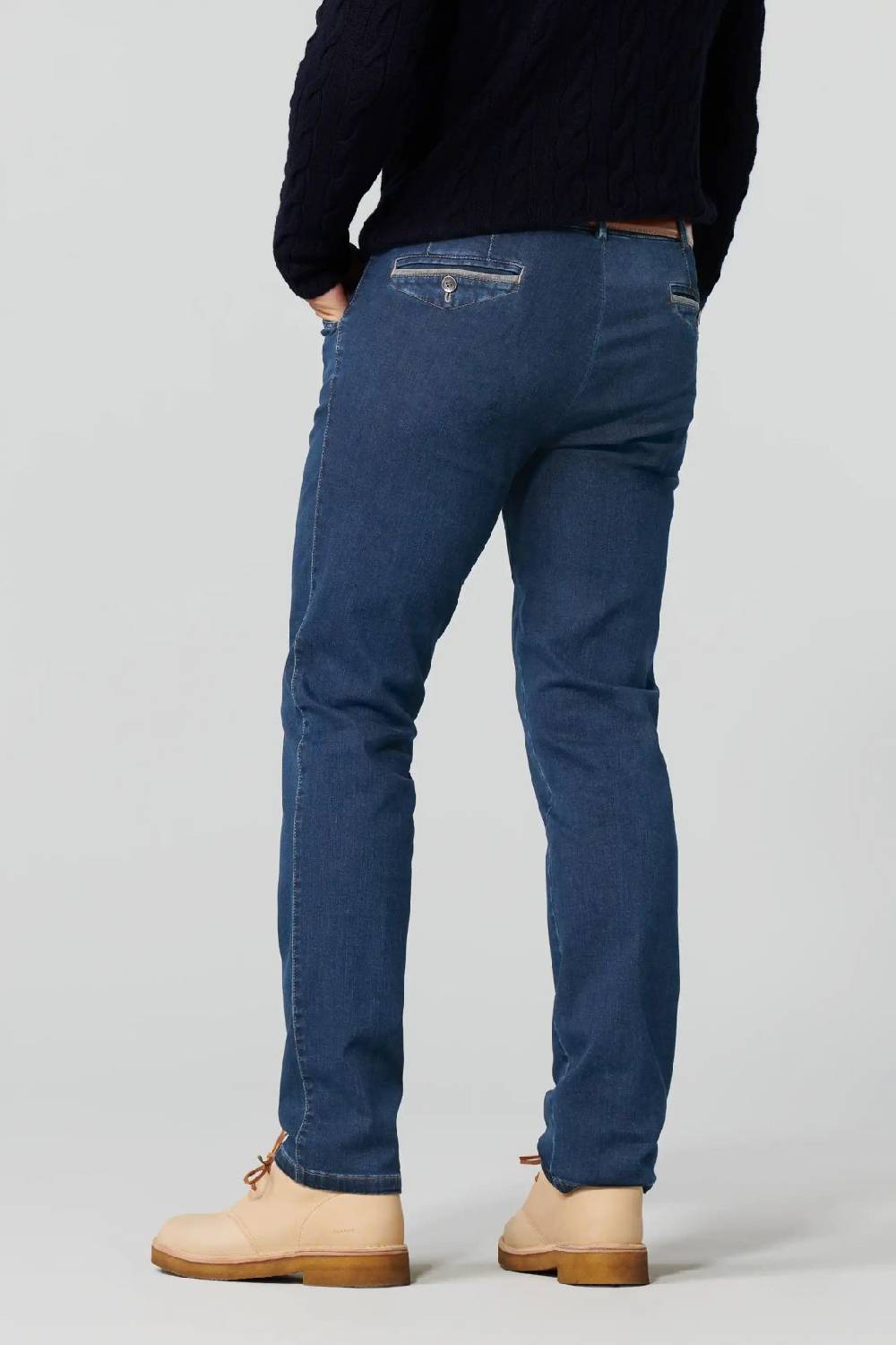 Meyer Jeans blu stone meyer modern fit super stretch Novità